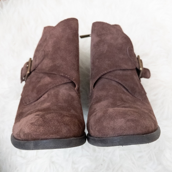Lucky Brand Eastin Brown Suede Ankle Boot - Picture 2 of 7